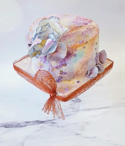 Spring cake with old painting techniques - Cake by Judith-JEtaarten