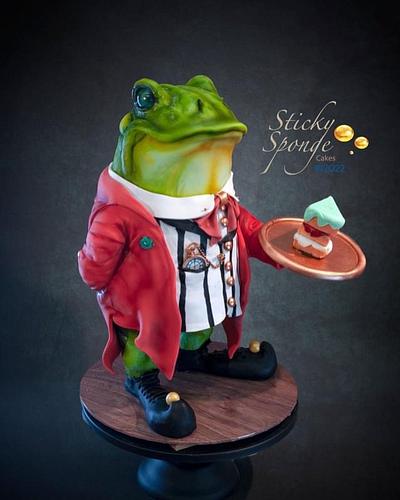 Frog butler cake - Cake by Sticky Sponge Cake Studio