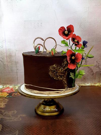 Meadow flowers cake:) - Cake by SojkineTorty