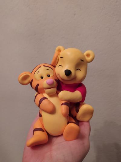 Baby Winnie with tiger - Cake by Petra