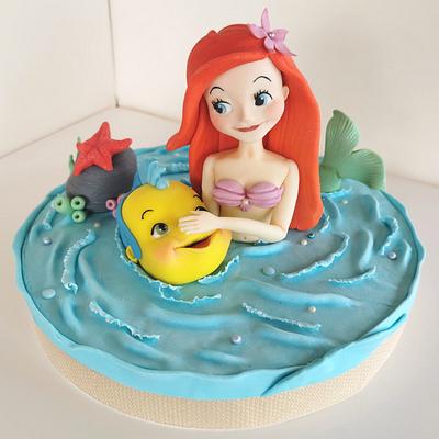 The little mermaid  - Cake by Tania Chiaramonte 