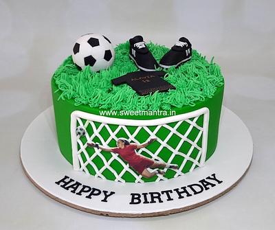 Football field cake - Cake by Sweet Mantra Homemade Customized Cakes Pune