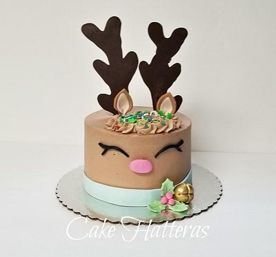 Reindeer Cake - Cake by Donna Tokazowski- Cake Hatteras, Martinsburg WV