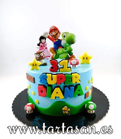 Super Mario Bros - Cake by TartaSan - Damian Benjamin Button