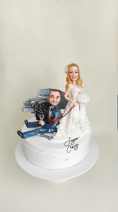 Bride and groom - Cake by Tanya Shengarova
