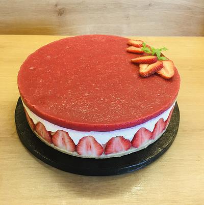 Strawberry cheesecake - Cake by VVDesserts