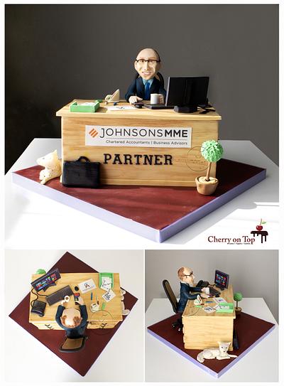 The Accountant Cake - Cake by Cherry on Top Cakes
