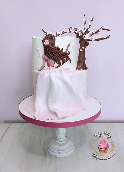 Spring Beauty girl - Cake by Emily's Bakery