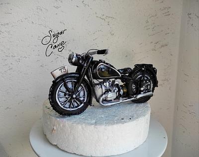 Motorcycle BMW 1938 - Cake by Tanya Shengarova