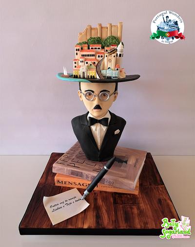 Fernando Pessoa  - Portugal Wonders in Sugar - Cake by Bety'Sugarland by Elisabete Caseiro 