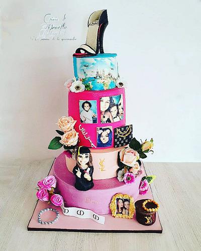 Girly cake - Cake by Ornella Marchal 