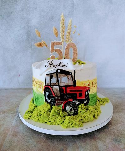Tractor - Cake by alenascakes