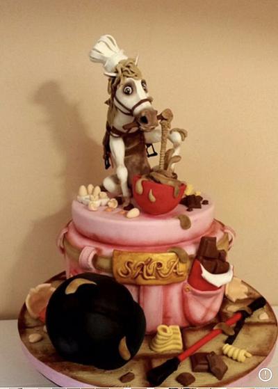 Maximus princess Rapunzel - Cake by Natascha Bogoiavlensky 