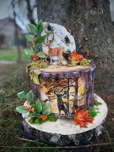 Deer hunting birthday cake  - Cake by Layla A