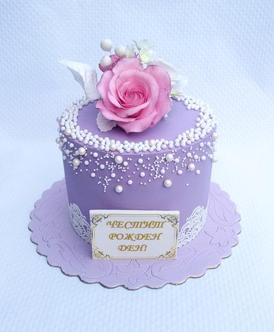 Purple cake - Cake by Dari Karafizieva
