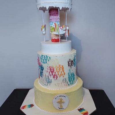 Rainbow carucel cake - Cake by Marini's cakery