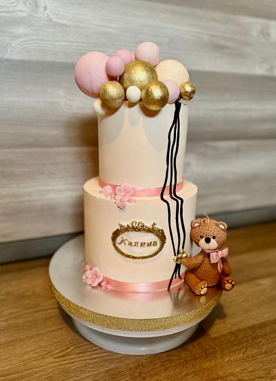 Baby girl cake - Cake by DaraCakes