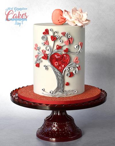 Valentine’s Day Tree - Cake by Teresa Davidson