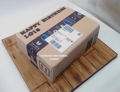 Amazon Parcel Cake - Cake by Lily Blossom Cake Creations
