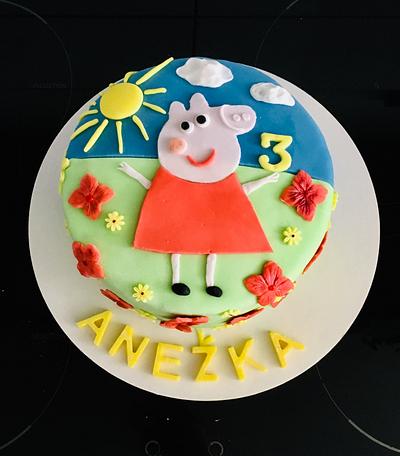 Peppa pig cake - Cake by VVDesserts