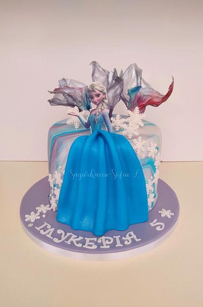 Elsa Cake  - Cake by Sofia Frantzeskaki