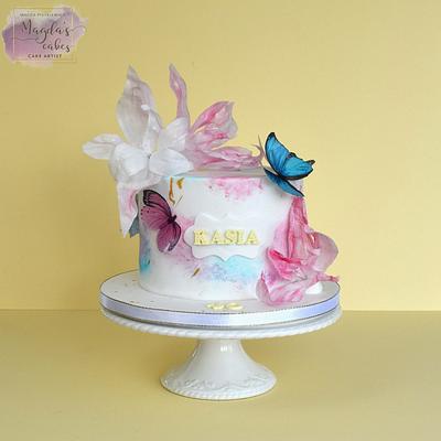 Butterflies - Cake by Magda's Cakes (Magda Pietkiewicz)
