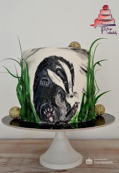 Badger Cake - Cake by Krisztina Szalaba