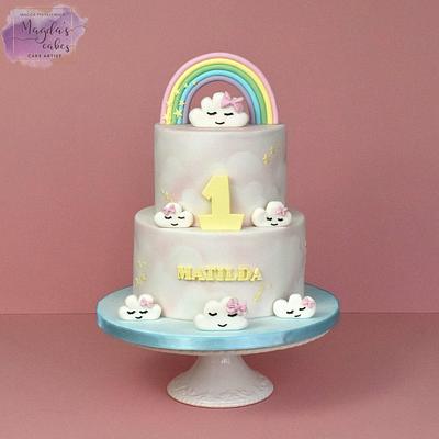 1st birthday - Cake by Magda's Cakes (Magda Pietkiewicz)