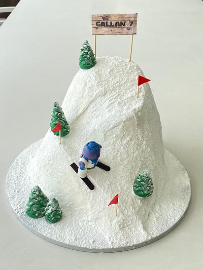 R2D2 on the slopes! - Cake by Rhona