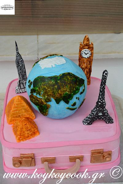 TRAVEL AROUND THE WORLD CAKE - Cake by Rena Kostoglou