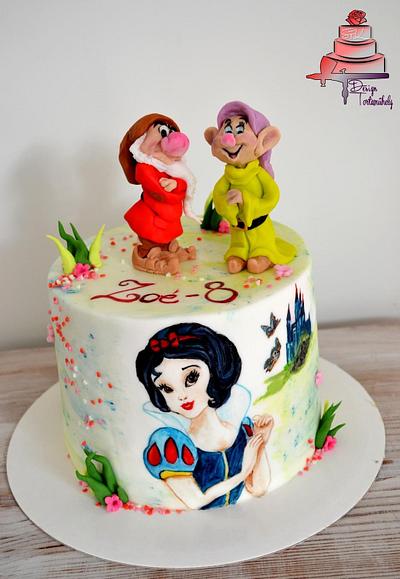 Snow White and the Seven Dwarfs - Cake by Krisztina Szalaba