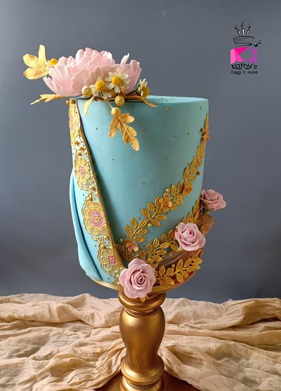 Couture Cakers 2020 Hizab wedding dress inspired cake - Cake by Chanda Rozario
