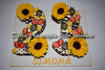 Sunflowers cream tarte - Cake by Daria Albanese
