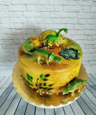 Dinosaur cake - Cake by Vebi cakes