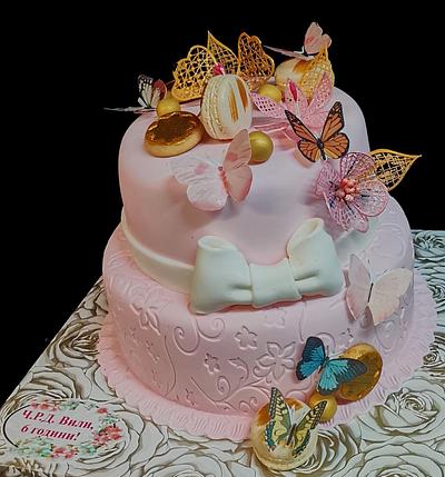 Butterfly cake  - Cake by Sunny Dream