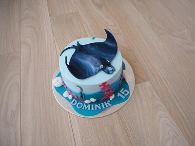 Sea inspired cake  - Cake by Janka