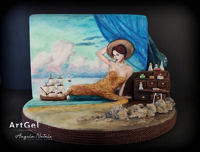 Mirror of reminiscence  - Cake by Angela Natale