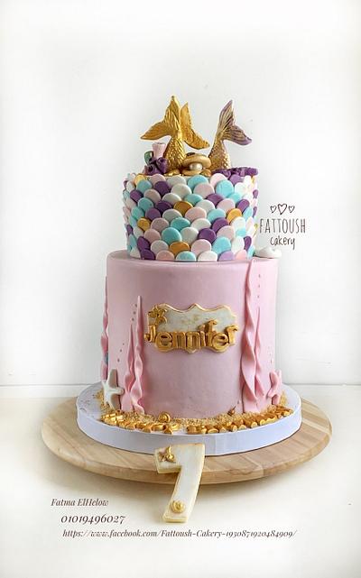Mermaid cake - Cake by Fattoush 