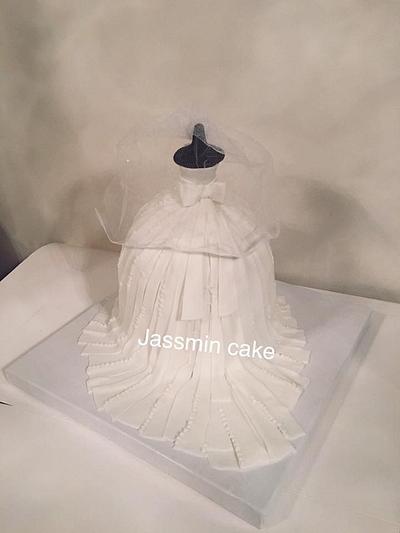 Wedding dress cake - Cake by Jassmin cake in Egypt 