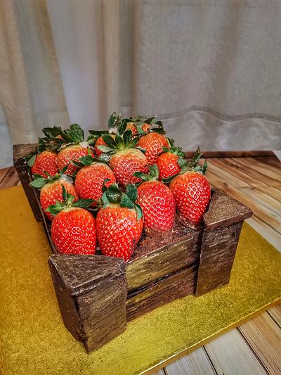 Chocolate and strawberries - Cake by Evgeniq Asparuhova