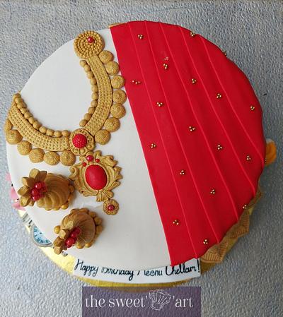 Traditional Indian Woman - Cake by the sweet art14