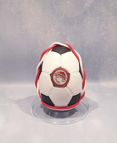 Football easter chocolate eggs  - Cake by Joan Sweet butterfly 