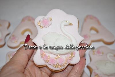 Swan cookie - Cake by Daria Albanese