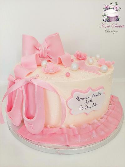 Ballet cake - Cake by Kristina Mineva