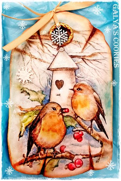Christmas Cookies/BIRDS - Cake by Galya's Art 