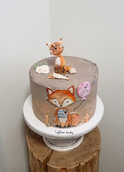 Fox cake:) - Cake by SojkineTorty