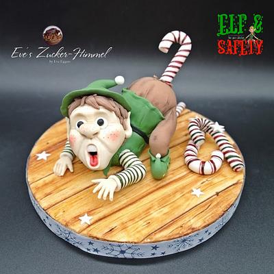 My Christmas Elf -Elf & Safety - A Cake Collective Collaboration 2020 - Cake by Eve´s Zucker-Himmel