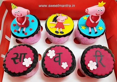 Cupcakes for daughter - Cake by Sweet Mantra Homemade Customized Cakes Pune