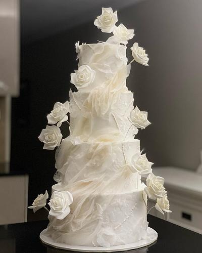 Wedding cake  - Cake by Color Drama Cakes