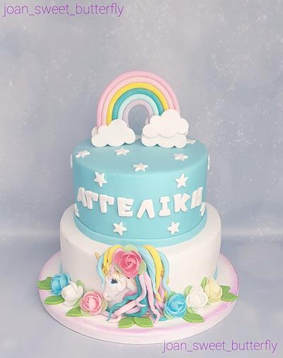 Unicorn 🦄  - Cake by Joan Sweet butterfly 